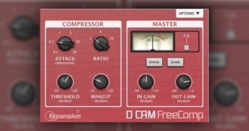 DCAM FreeComp – Freeware Compressor VST Plugin By FXpansion DCAM FreeComp by FXpansion