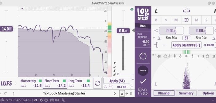 GoodHertz Releases FREE Loudness Plugin