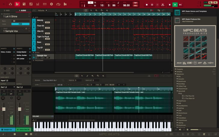 MPC Beats MPC Beats is a free beat making software by AKAI