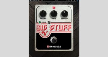 Nembrini Releases FREE Big Stuff Virtual Fuzz Pedal