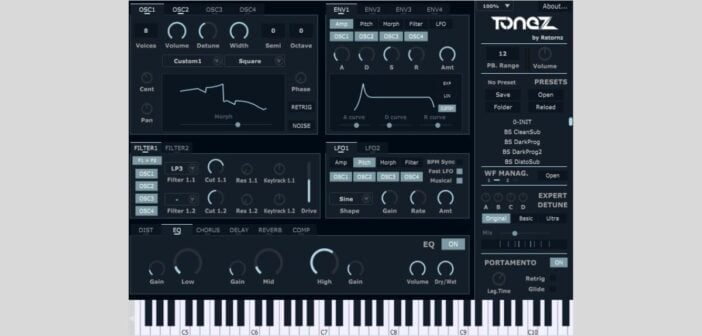 Retornz Releases FREE Tonez 2 Synth Plugin