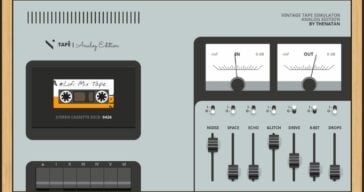 Thenatan's Tape FX LoFi plugin is available at a bargain price this Black Friday